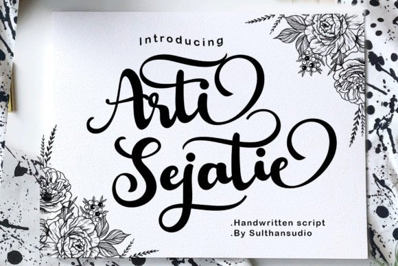 Arti Sejati: The Bold Script Typeface for Scroll-Stopping Campaigns