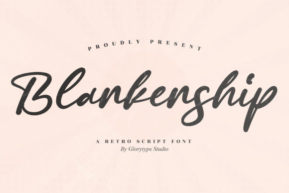 Blankenship: A Delicate Script Font for Modern Brand Identity