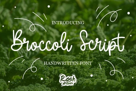 Broccoli Script: A Handwritten Typeface for Modern Editorial Design