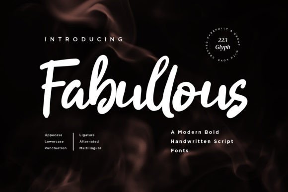 Fabullous: The Handwritten Script Font for Modern Web Design
