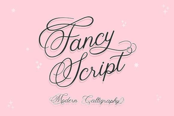 Fancy Script: A Handwritten Typeface for Elegant Brand Identity
