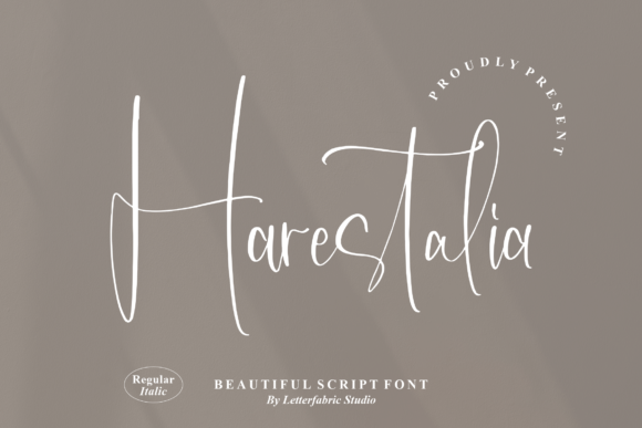 Harestalia: The Perfect Script Font for Your Brand Identity