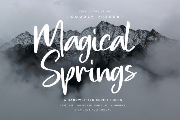 Magical Springs: The Modern Script Typeface for Authentic Branding