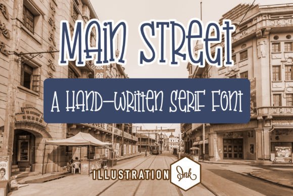 Main Street: A Handwritten Typeface for Editorial Design