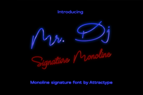Mr Dj Monoline: The Signature Typeface for Modern Editorial Design