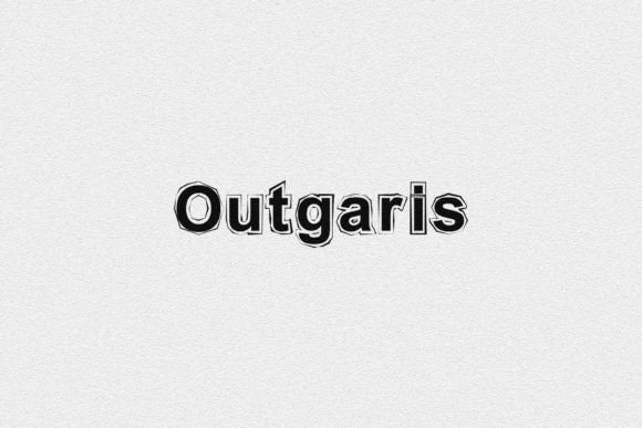 Outgaris: The Eccentric Script Typeface for Handmade Brands