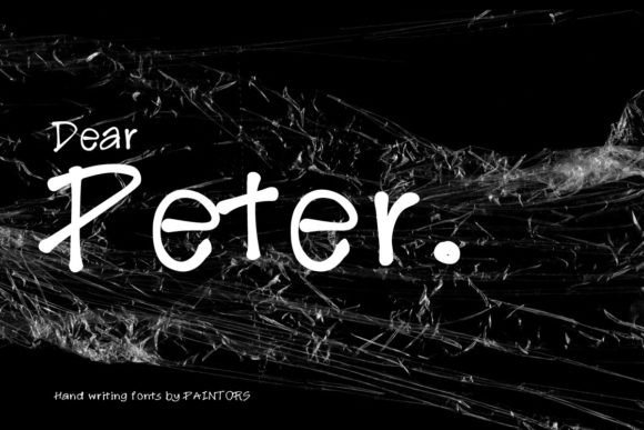 Peter: The Elegant Script Font for Handmade Labels and Prints