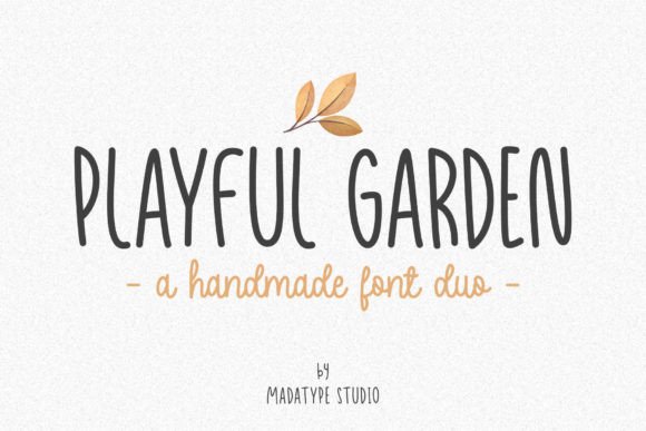 Playful Garden: A Handwritten Typeface for Lively Editorial Design
