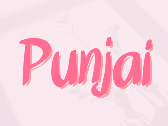 Punjai: The Handwritten Typeface That Elevates Editorial Design