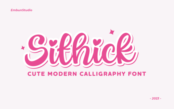 Sithick: The Handwritten Font That Elevates Small Business Branding