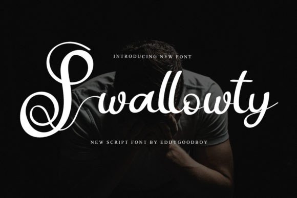 Swallowty: A Modern Script Typeface for Editorial Design