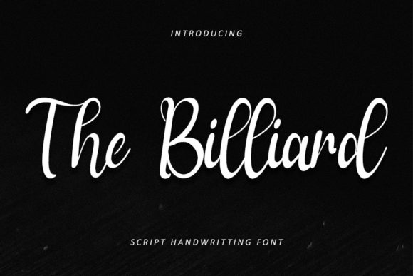 The Billiard: A Handwritten Typeface for Elevating Your Craft Brand