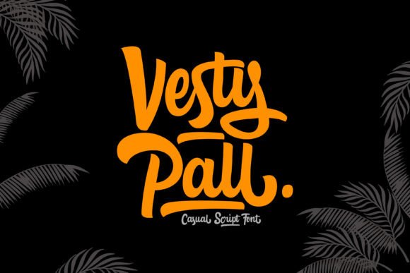 Vesty Pall: A Casual Elegance Script Font for Web Design