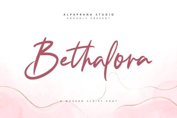 Why Bethalora Is the Perfect Script Font for Editorial Design